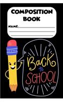 Composition Book Back To School