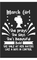 March Girl She Slays She Prays