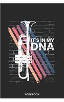 Trumpet Instrument Art Graphic Notebook