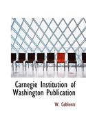 Carnegie Institution of Washington Publication