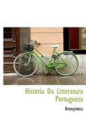 Historia Da Litteratura Portugueza