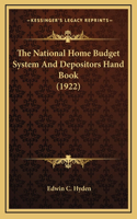 The National Home Budget System And Depositors Hand Book (1922)