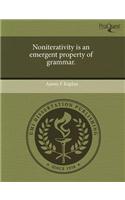 Noniterativity Is an Emergent Property of Grammar