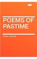 Poems of Pastime