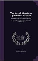 Use of Atropia in Ophthalmic Practice