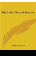 The Sun's Place in Nature: (English)