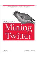 21 Recipes for Mining Twitter: Distilling Rich Information from Messy Data