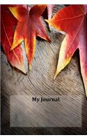 My Journal: Autumn, Blank Lined Diary / Journal / Notebook (16)