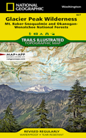 Glacier Peak Wilderness Map [Mt. Baker-Snoqualmie and Okanogan-Wenatchee National Forests]: Mt. Baker-Snoqualmie &amp; Okanogan-Wenatchee National Forests, Washington, USA