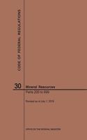 Code of Federal Regulations Title 30, Mineral Resources, Parts 200-699, 2019: (Code of Federal Regulations)
