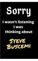 Sorry I Wasn't Listening I Was Thinking About Steve Buscemi