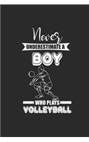 Never Underestimate A Boy Who Plays Volleyball