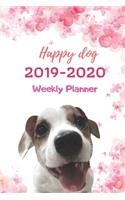 Happy dog, 2019-2020 Weekly Planner