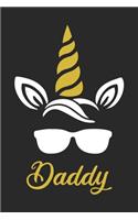 Daddy (Unicorn Journal Notebook): unicorn journal, unicorn notebook, unicorn journal amazon, unicorn journal with lock, unicorn journal for girls, unicorn journal book, unicorn journ