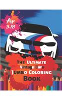 The Ultimate Vintage Cars Jumbo Coloring Book Age 3-18