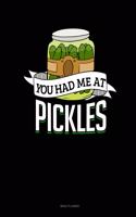 You Had Me at Pickles: Menu Planner