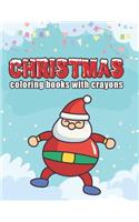 christmas coloring books with crayons