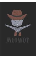 Meowdy Notebook - Texas Cat Journal Planner Owner