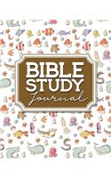 Bible Study Journal: Bible Journaling Organizer, Bible Study Workbooks For Adults, Bible Study, Daily Bible Study Journal, Cute Sea Creature Cover(74 Bible Study Journals)