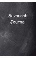 Savannah Journal Chalkboard Design: (Notebook, Diary, Blank Book)