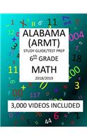 6th Grade ALABAMA ARMT, 2019 MATH, Test Prep