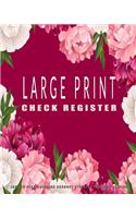 Large Print Check Register