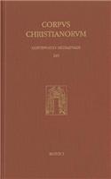 Alcuinus. de Fide Sanctae Trinitatis Et de Incarnatione Christi. Quaestiones de Sancta Trinitate