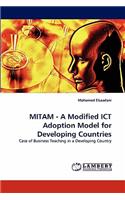 MITAM - A Modified ICT Adoption Model for Developing Countries