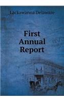 First Annual Report