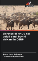 Sierotipi di FMDV nei bufali e nei bovini africani in QENP
