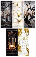 The Plated Prisoner Series 5 Books Collection Set By Raven Kennedy (Gild, Glint, Gleam, Glow, Gold)