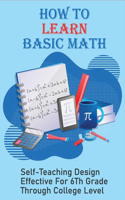 How To Learn Basic Math