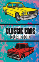 Classic Cars Coloring Book