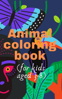 animal coloring book (for kids aged 3-8)