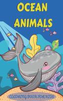 Ocean Animals Coloring Book for Kids