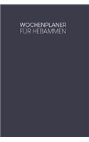 Wochenplaner für Hebammen: Handlicher Terminkalender - Motiv: Dunkelblau