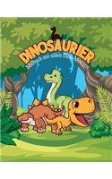 DINOSAURIER MALBUCH mit süßen Dino-Motiven