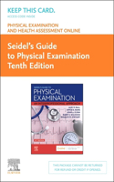 Physical Examination and Health Assessment Online for Seidel's Guide to Physical Examination (Access Card)