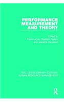 Performance Measurement and Theory