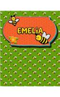 Handwriting Practice 120 Page Honey Bee Book Emelia: Primary Grades Handwriting Book K-2