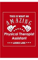 This is What an Amazing Physical Therapist Assistant Look Like: Appreciation Gift Journal for Employee, Coworker or Boss
