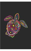 Turtle Colors: Turtles Notebook, Blank Lined (6" x 9" - 120 pages) Animal Themed Notebook for Daily Journal, Diary, and Gift