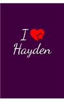 I love Hayden