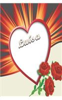 Luisa: First name Luisa personalized notebook