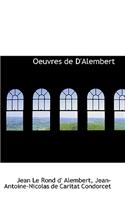 Oeuvres de D'Alembert