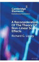 Reconsideration of the Theory of Non-Linear Scale Effects