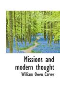 Missions and Modern Thought