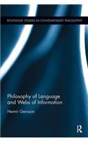 Philosophy of Language and Webs of Information