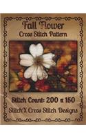 Fall Flower Cross Stitch Pattern