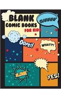 Blank Comic Book For Kids: 6 Border Staggered Comics Panels,8.5"x11", 100 Pages, Blank Comic Strips, Drawing Your Own Comics, Blank Graphic Novel